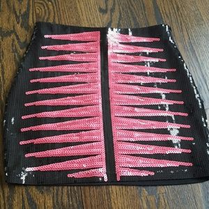 BEBE full sequin skirt